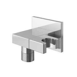 Kohlman QW004A uchwyt słuchawkowy z przyłączem wody 1/2 chrom