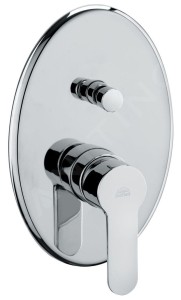 Paffoni Blu Blu015CR bateria prysznicowa podtynkowa 2-drożna jednouchwytowa chrom
