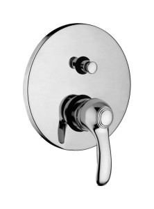 Paffoni Flavia  FA015CR bateria prysznicowa podtynkowa 2-drożna jednouchwytowa chrom