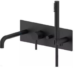 Paffoni Light LIG001NO bateria wannowa podtynkowa jednouchwytowa czarna