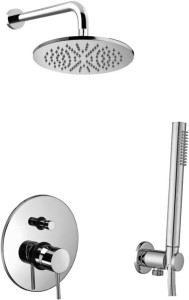 Paffoni Light LIG015ZSC2ACR chromowany podtynkowy zestaw prysznicowy