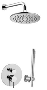 Paffoni Light LIG018ZSC2ACR chromowany podtynkowy zestaw prysznicowy