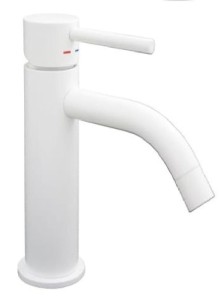 Paffoni Light LIG071KBO bateria umywalkowa stojąca jednouchwytowa biała