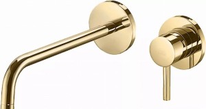 Paffoni Light LIG105HG70 bateria umywalkowa podtynkowa jednouchwytowa złota