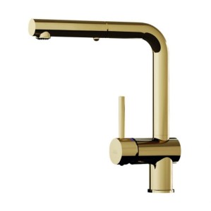 Paffoni Light LIG285HG bateria kuchenna stojąca jednouchwytowa złota