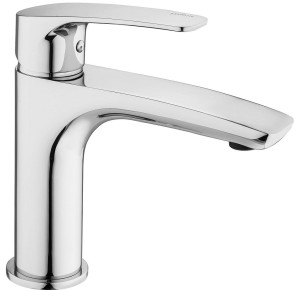 Paffoni Lime LM071KCR chromowana stojąca bateria umywalkowa z korkiem click-clak