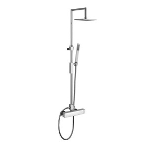 Paffoni Rubinetterie Level-Syncro ZCOL620CR zestaw prysznicowy ścienny chrom