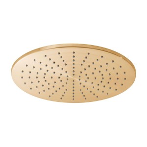 Paffoni Rubinetterie Master King ZSOF079HGSP deszczownica okrągła ø 30 cm złoto szczotkowane