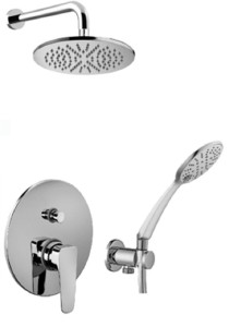 Paffoni Sly SY015ZSC3A chromowany zestaw prysznicowy podtynkowy