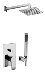 Paffoni Tango TA015ZSC3ACR chromowany podtynkowy zestaw prysznicowy