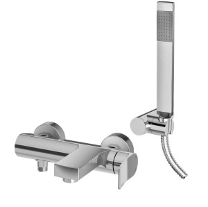 Paffoni Tilt TI023CR bateria wannowa ścienna jednouchwytowa chrom