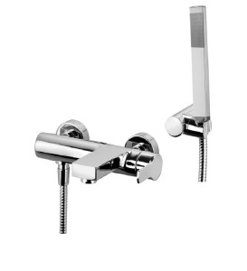 Paffoni West WS023CR bateria wannowa ścienna jednouchwytowa chrom