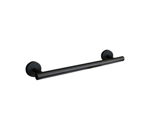 Palazzani Black Mat 9943M538 wieszak na ręczniki pojedynczy 45 cm czarny