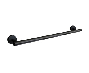 Palazzani Black Mat 9943M638 wieszak na ręczniki pojedynczy 60 cm czarny