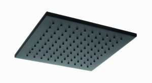 Palazzani COLOR Black Mat 9926A938 deszczownica kwadratowa 30x30 cm czarna