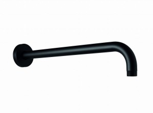 Palazzani COLOR Black Mat 9926V238 ramię ścienne deszczownicy 35 cm czarne