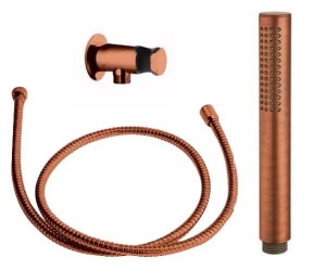 Palazzani COLOR Copper 9910N373 zestaw prysznicowy bez baterii miedziany