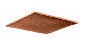 Palazzani COLOR Copper Mat 9926A973 deszczownica kwadratowa 30x30 cm miedziana