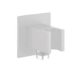 Palazzani COLOR White Mat 9910B343 złącze ścienne z uchwytem białe