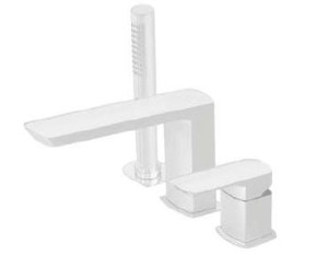 Palazzani MIS COLOR White Mat 01139343 bateria wannowa 3-otworowa biała
