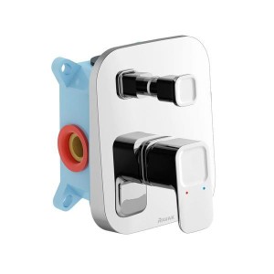 Ravak 10° TD 065.00CR X070070 bateria wannowa podtynkowa jednouchwytowa z przełącznikiem do R-Box chrom