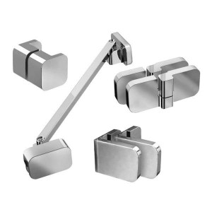Ravak Brilliant zestaw montażowy B SET BSD2-L 100  do drzwi prysznicowych D01000A086 chrom