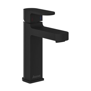 Ravak Chrome CR 014.00BL X070428 bateria umywalkowa wysoka stojąca jednouchwytowa czarna