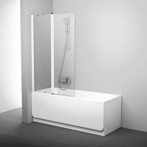 Ravak Chrome CVS2-100 L 7QLA0100Z1 parawan dwuczęściowy lewy nawannowy