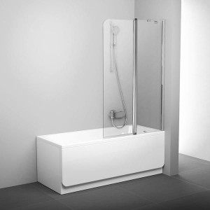 Ravak Chrome CVS2-100 P 7QRA0C00Z1 parawan dwuczęściowy prawy nawannowy