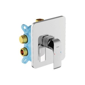 Ravak Flat FL 066.00CR X070124 bateria wannowa podtynkowa jednouchwytowa bez przełącznika do R-box chrom