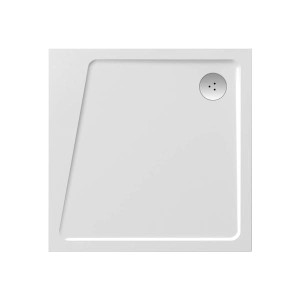 Ravak Perseus Pro Chrome brodzik 90x90x3,2 XA047701010 prysznicowy biały
