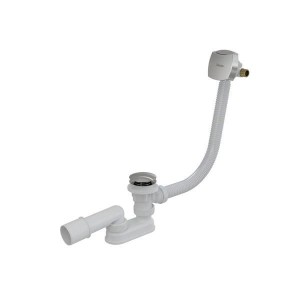 Ravak Syfon Wannowy z napełnianiem przez przelew 570 II Click-Clack chrom X01440