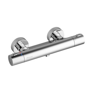 Ravak Termo TE 033.00CR X070096 bateria prysznicowa naścienna termostatyczna dwuuchwytowa chrom