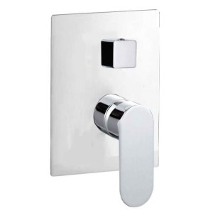 StoneArt bateria prysznicowa podtynkowa 2-drożna jednouchwytowa Arild 951760 chrom