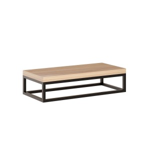 Baltica Design BENTE II konsola łazienkowa wisząca 60x43 czarny/dąb
