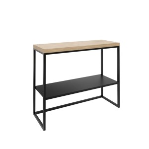 Baltica Design ELISE III konsola łazienkowa 95 cm czarny/dąb