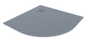 Excellent Arda BREX.1504.090.090.CON Brodzik półokrągły 90x90x1,6 szary