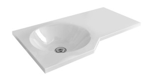 Excellent Be Spot CEEX.2301.600.WH umywalka wisząca 60x34,5 biała