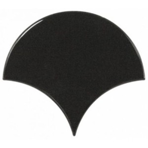Equipe Scale Fan Black 10,6x12 płytka ścienna