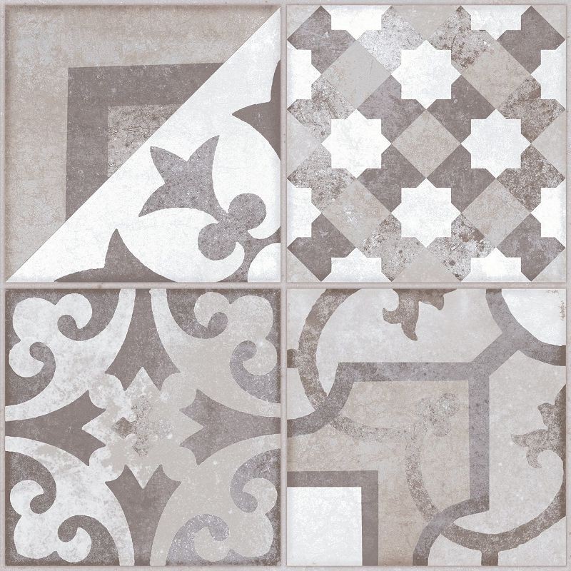 Keros Hydraulic Gris 41x41 płytka gresowa patchwork 135768