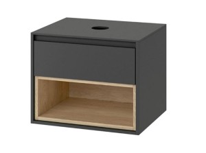 Excellent Tuto MLEX.0102.800.GRBL szafka pod umywalkę nablatową 80x49,4 szara/dąb