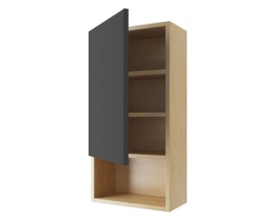 Excellent Tuto MLEX.0105.400.BLGR szafka wisząca lewa z frontem 80x40 szara/dąb