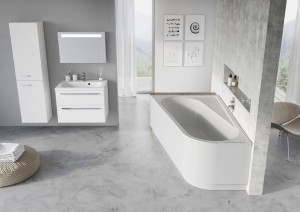Ravak Chrome CA31000000 wanna narożna do zabudowy 170x105 lewa biała