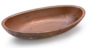 SVIS DESIGN Miska betonowa ORION BASIC ABSTRACT brązowo - czarna