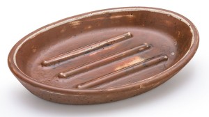 SVIS DESIGN Mydelniczka betonowa 15 cm ORION BASIC ABSTRACT brązowo - czarna