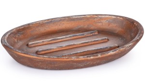 SVIS DESIGN Mydelniczka betonowa 15 cm ORION BASIC AGED METAL miedziano - czarna