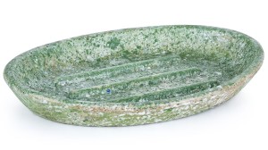 SVIS DESIGN Mydelniczka betonowa 15 cm ORION BASIC GRAINY zielona