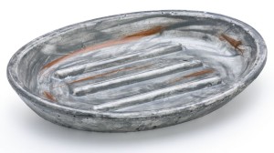 SVIS DESIGN Mydelniczka betonowa 15 cm ORION BASIC PAST szara
