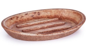 SVIS DESIGN Mydelniczka betonowa 15 cm ORION BASIC VINTAGE brązowa
