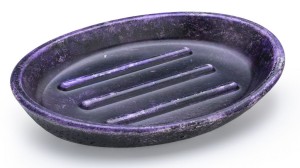 SVIS DESIGN Mydelniczka betonowa 15 cm ORION BASIC VINTAGE fioletowa